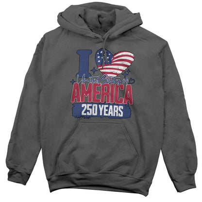 I Heart America 250 Hoodie