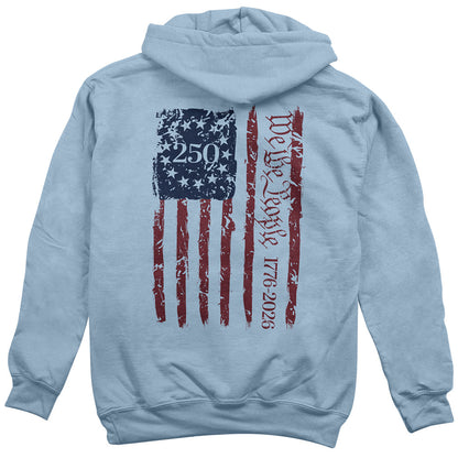We The People 250 Flag Hoodie