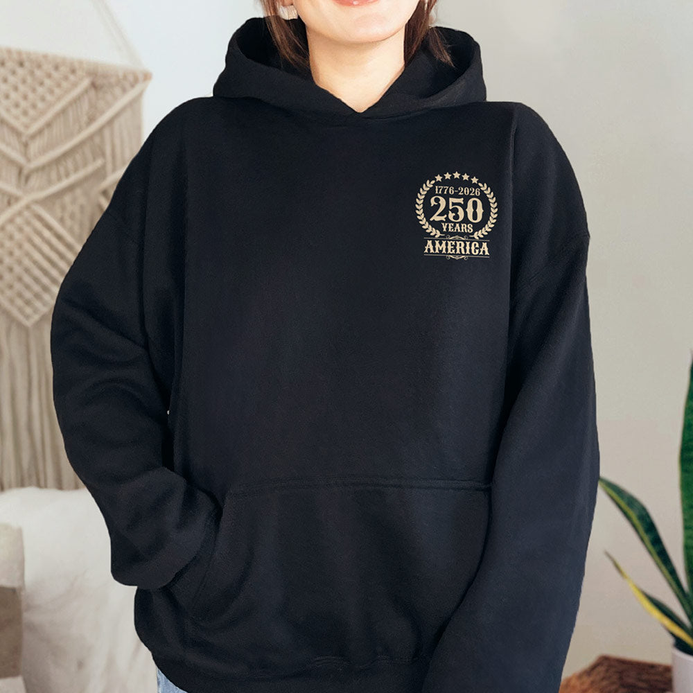 250 Years Eagle Flag Hoodie
