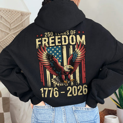 250 Years Eagle Flag Hoodie