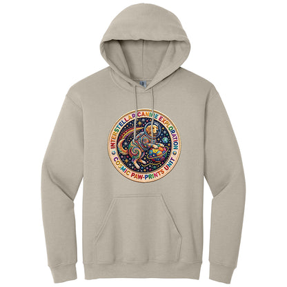 Interstellar Canine Faux Broidery Hoodie