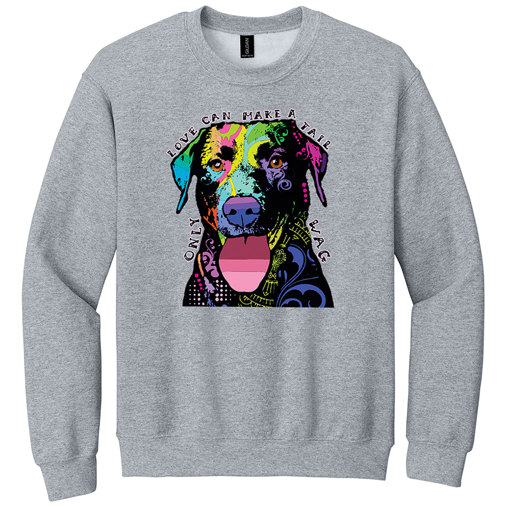 Love Can Make A Tail Wag Sweatshirt