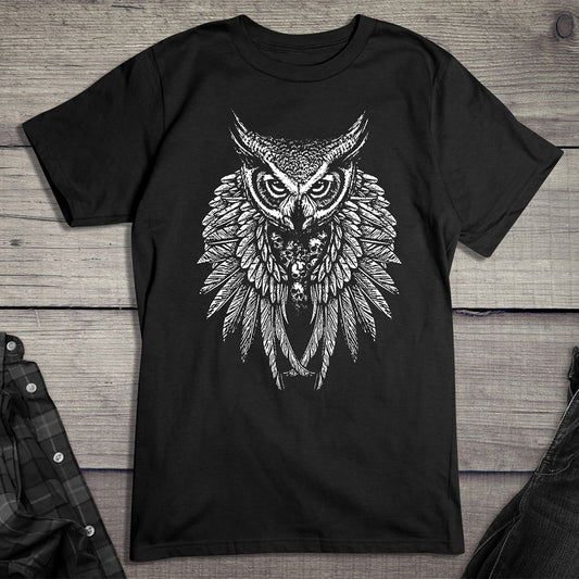 Owl Skull Wings , T-Shirt