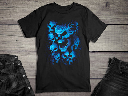 Blue Skulls T-Shirt