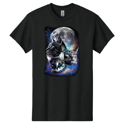 Space Cat Moon T-Shirt