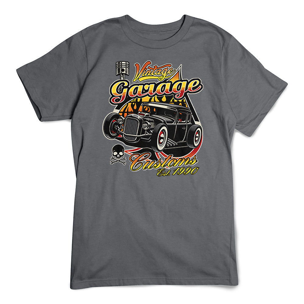 Vintage Garage Customs Hand T-Shirt