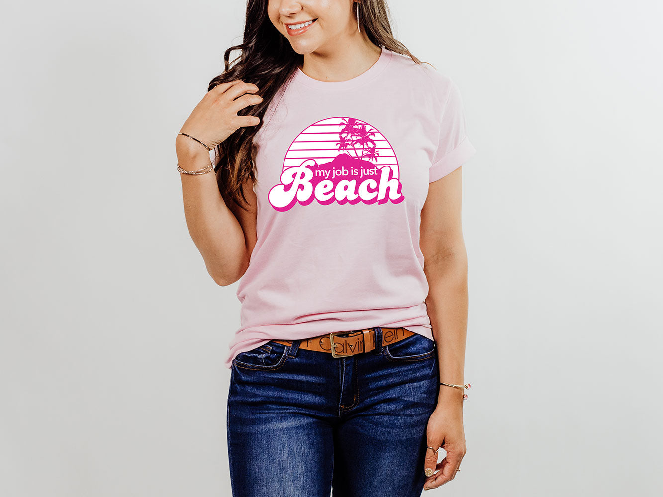 My Job Is Just Beach T-Shirt