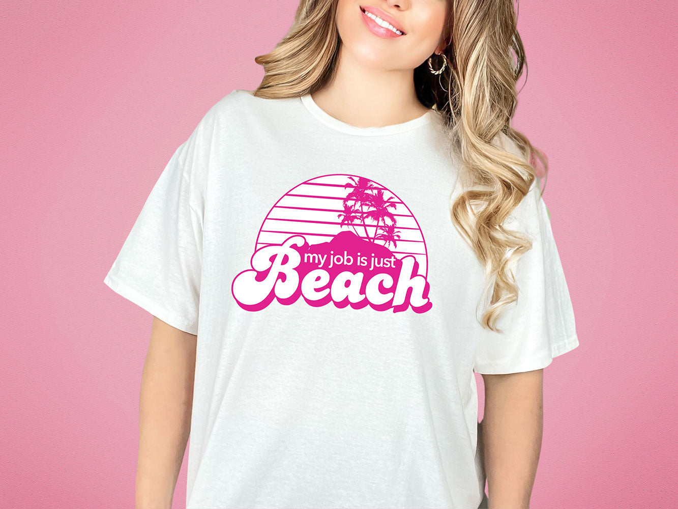 My Job Is Just Beach T-Shirt