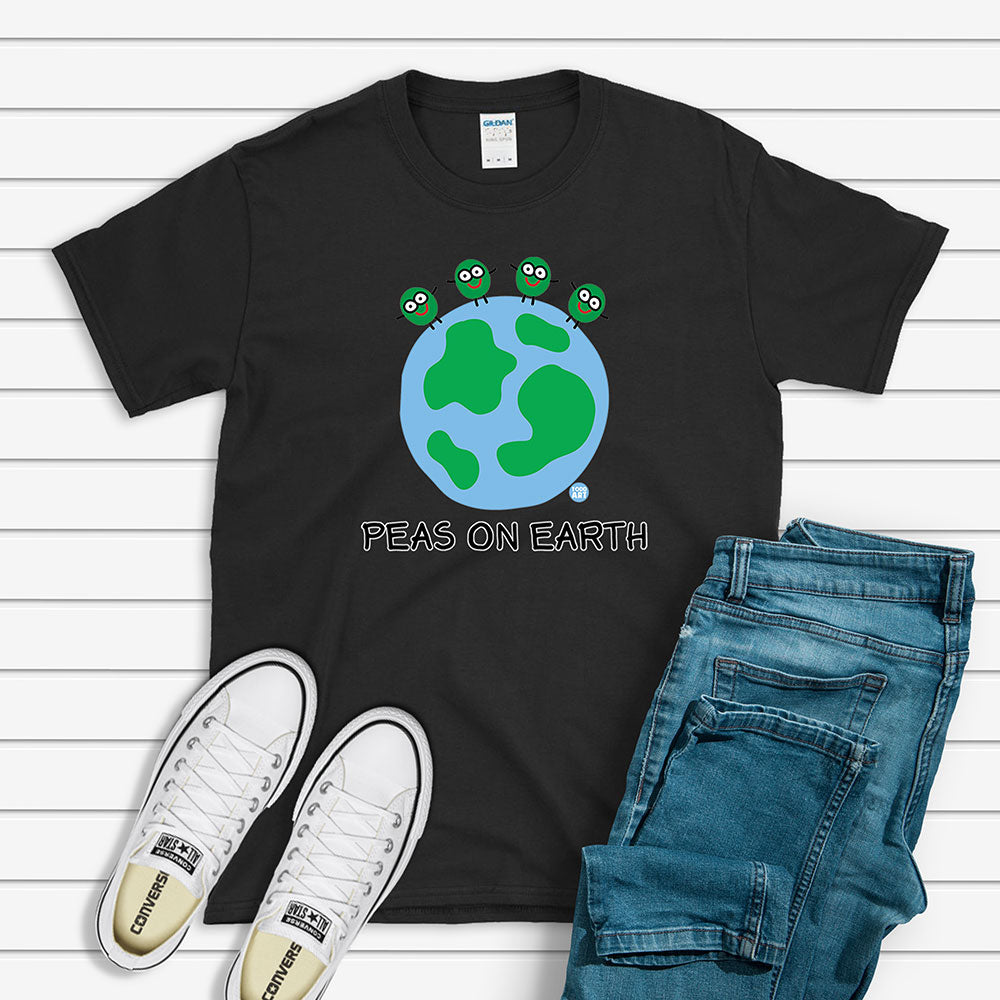 Todd Goldman Art Peas on Earth T-Shirt