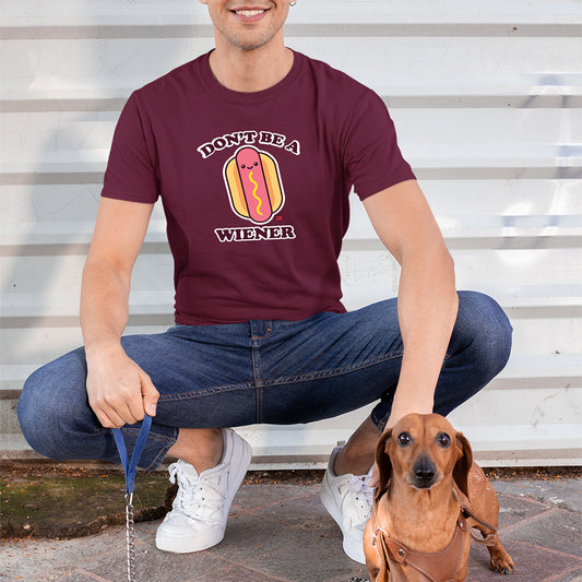 Todd Goldman Art Don't Be A Wiener Hotdog T-Shirt