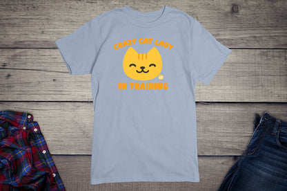 Todd Goldman Art Crazy Cat Lady in Training T-Shirt