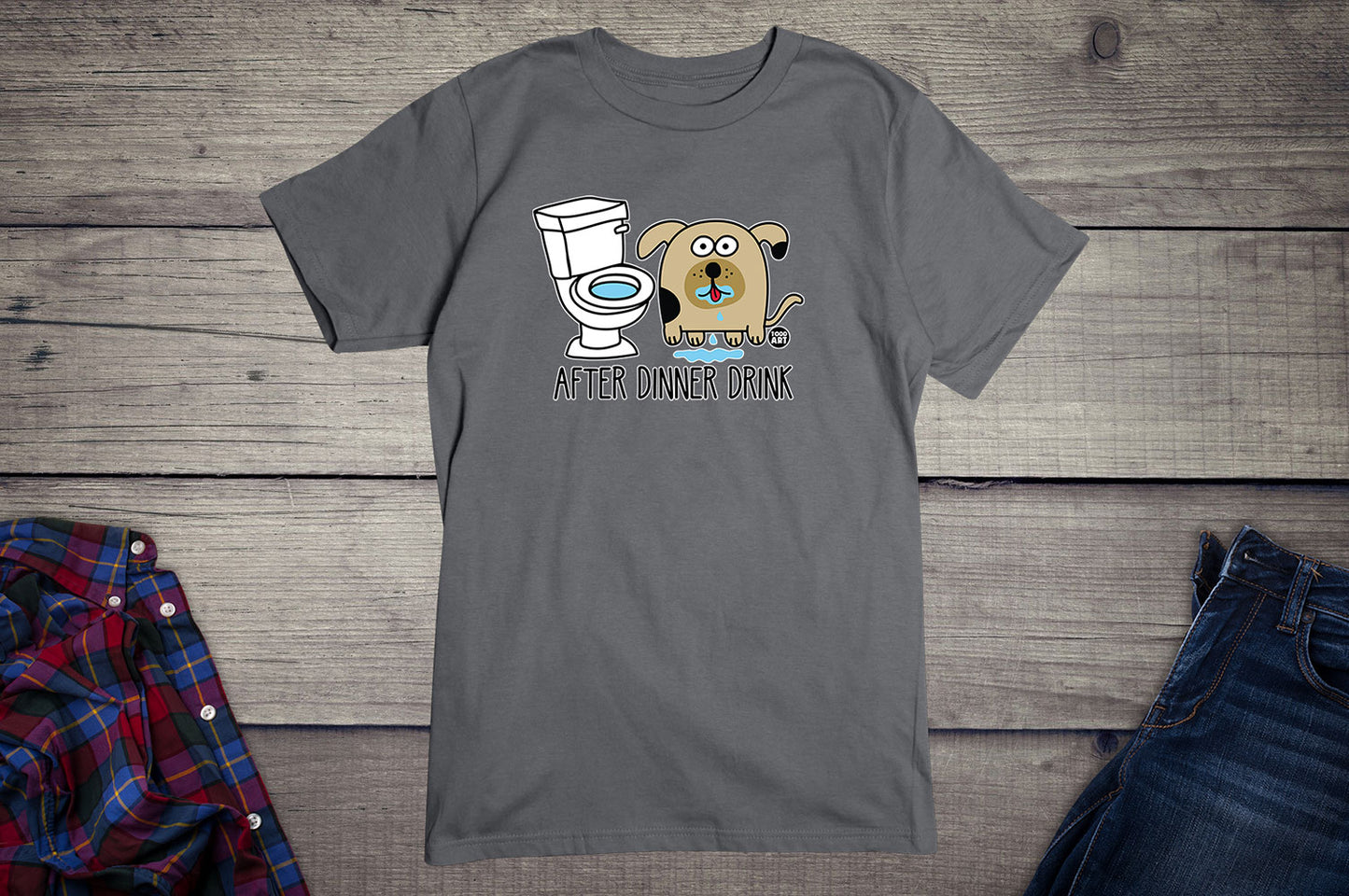 Todd Goldman Art After Dinner Drink T-Shirt