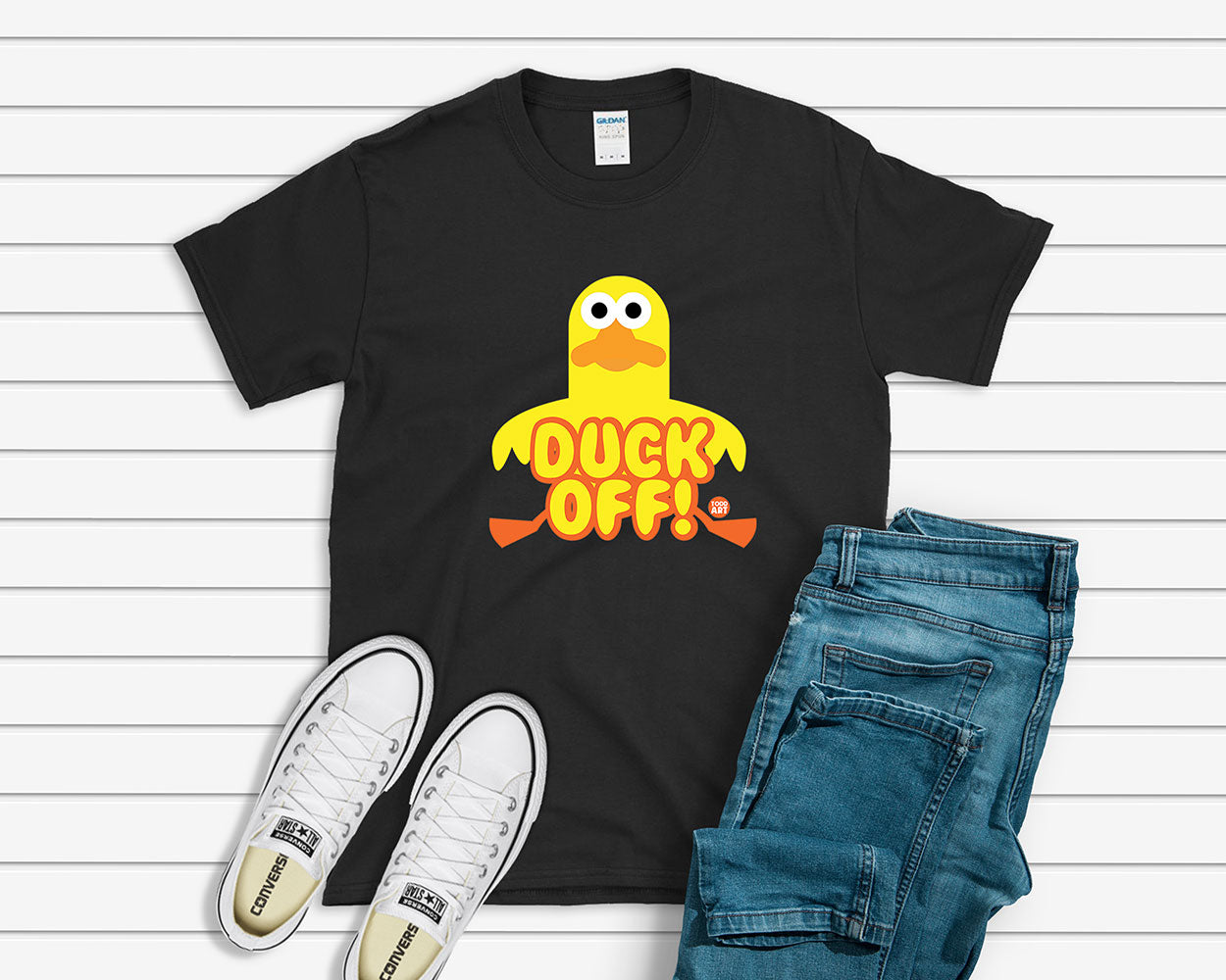 Todd Goldman Art Duck Off T-Shirt