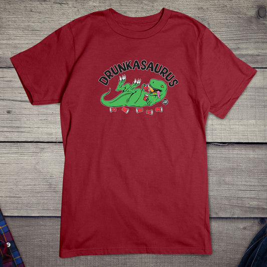 Todd Goldman Art Drunkasaurus T-Shirt