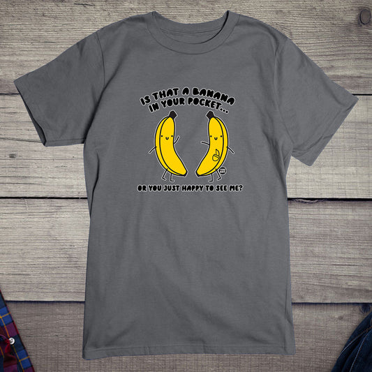 Todd Goldman Art Banana in Pocket T-Shirt