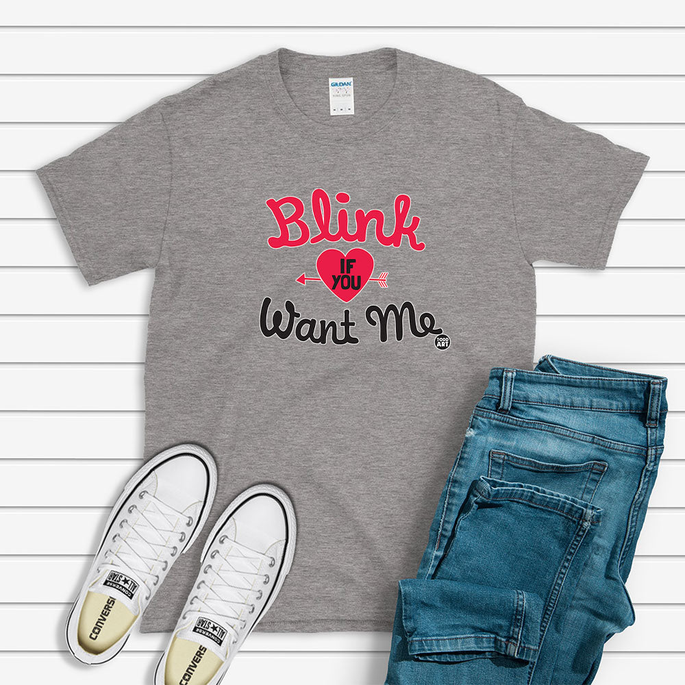 Todd Goldman Art Blink If You Want Me T-Shirt