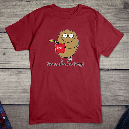 Todd Goldman Art Beans Give You Gas T-Shirt