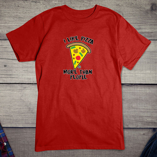 Todd Goldman Art Pizza More Than People T-Shirt