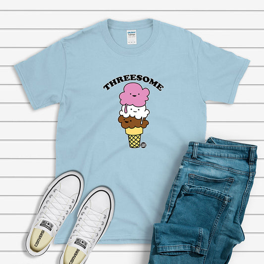 Todd Goldman Art Threesome Icecream T-Shirt