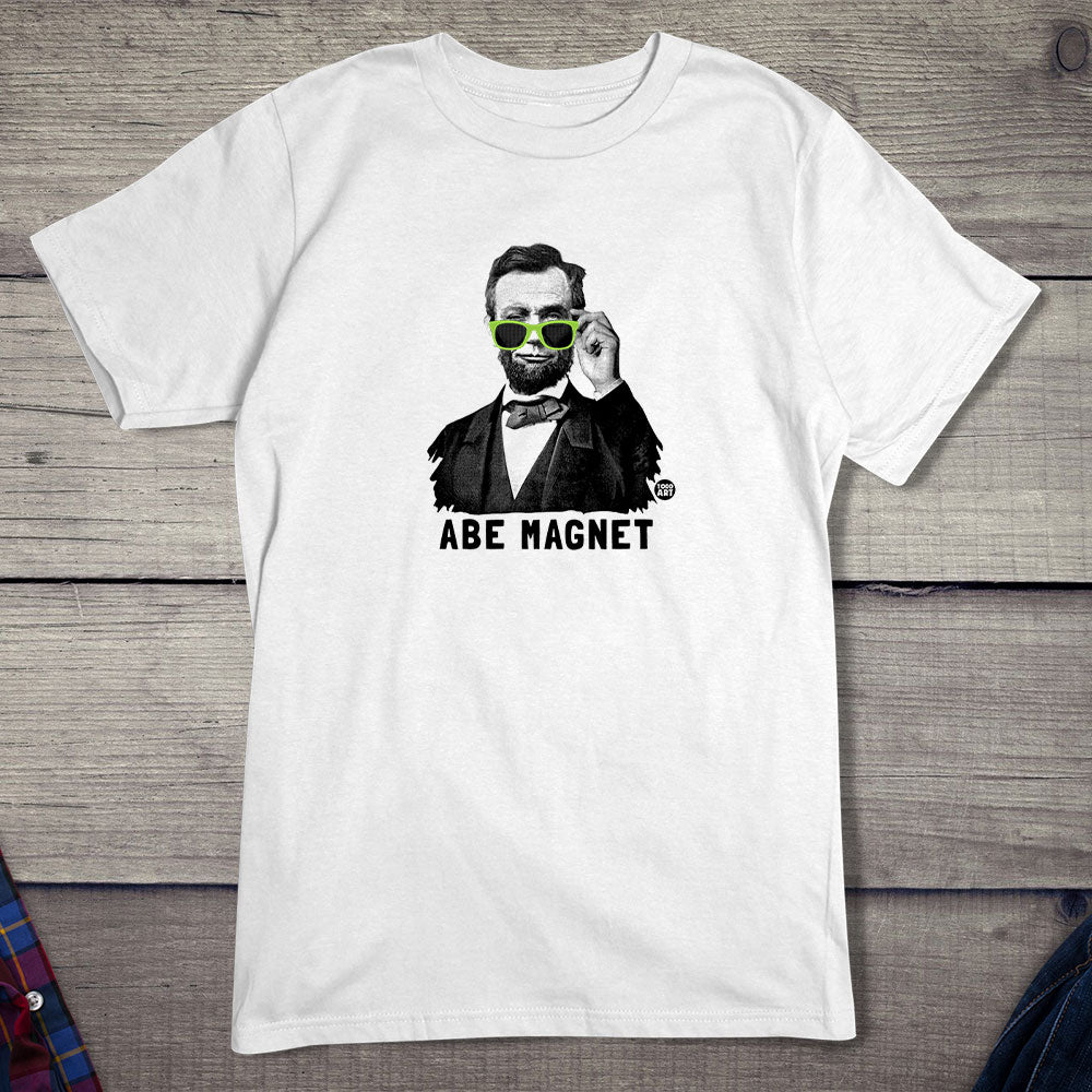 Todd Goldman Art Abe Magnet T-Shirt