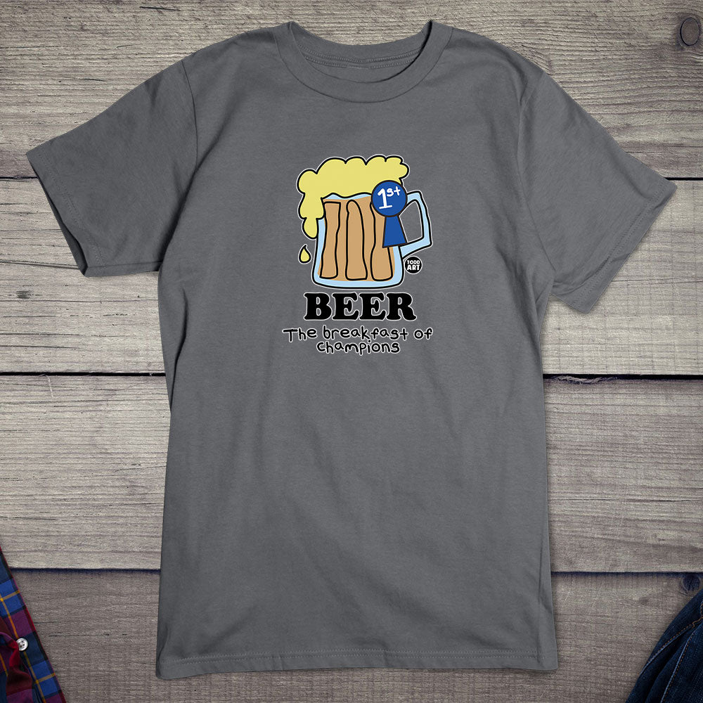 Todd Goldman Art Beer Breakfast Champion T-Shirt