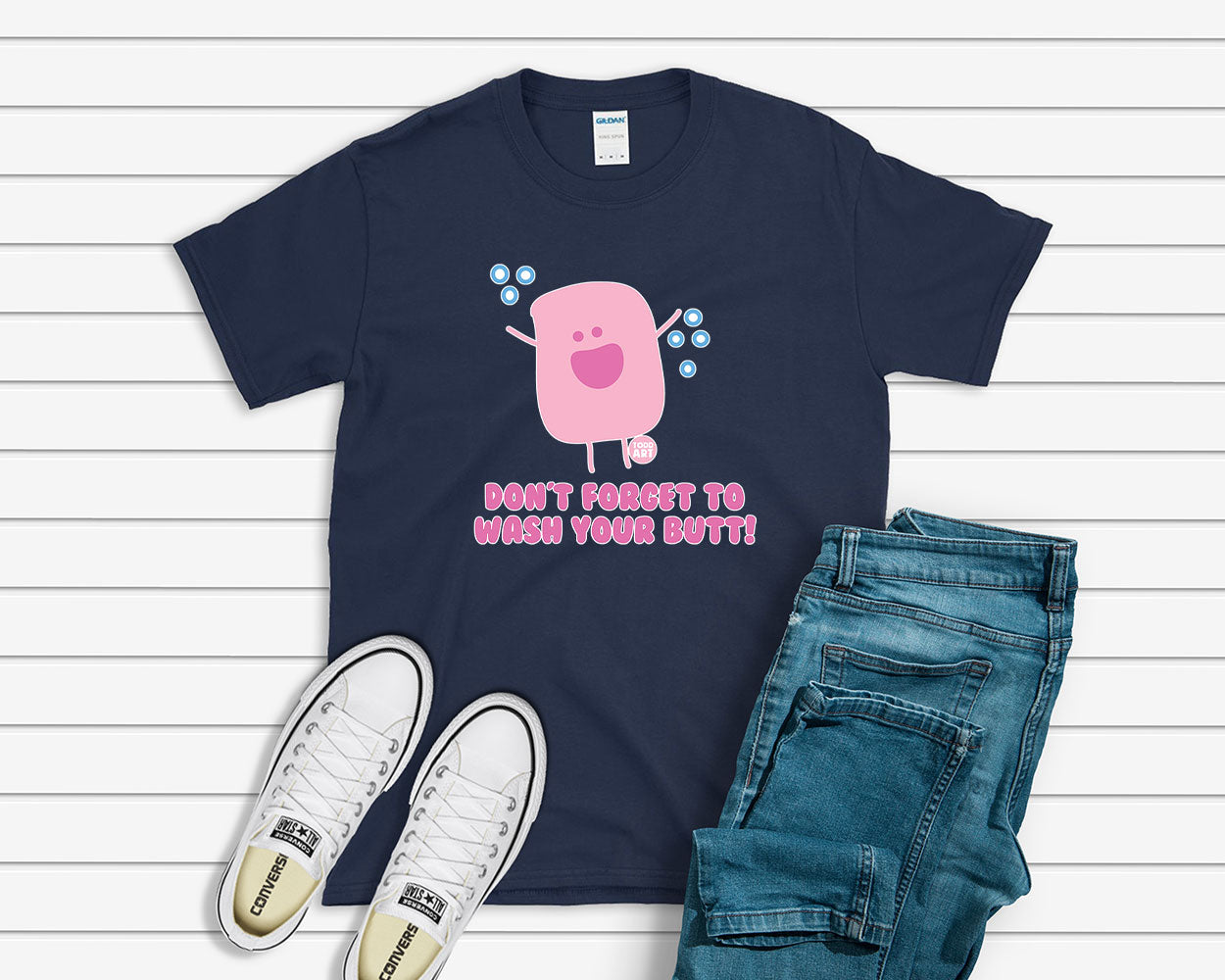 Todd Goldman Art Don't Forget Wash Butt T-Shirt