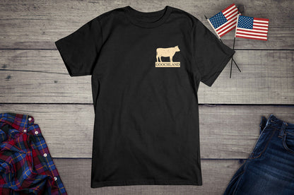 Goochland Cow, Crest, T-Shirt