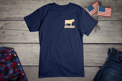 Goochland Cow, Crest, T-Shirt