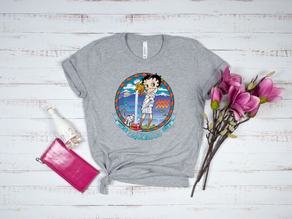 Aquarius - Betty Boop Zodiac Tee