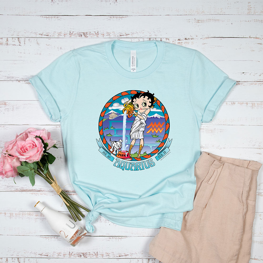 Aquarius - Betty Boop Zodiac Tee