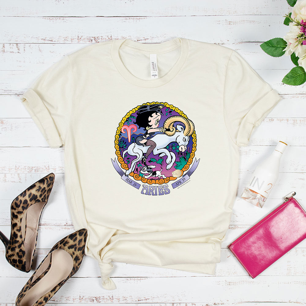 Aries - Betty Boop Zodiac Tee