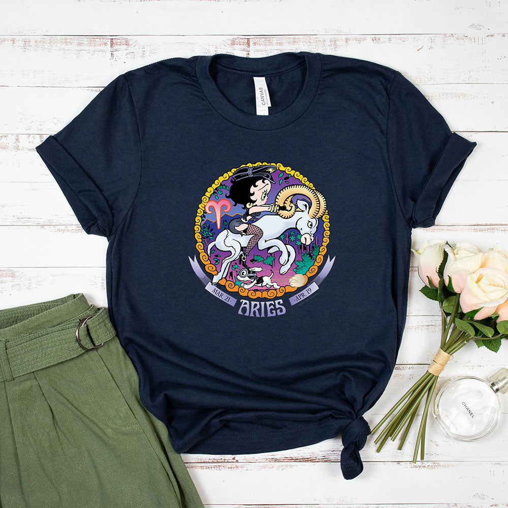 Aries - Betty Boop Zodiac Tee