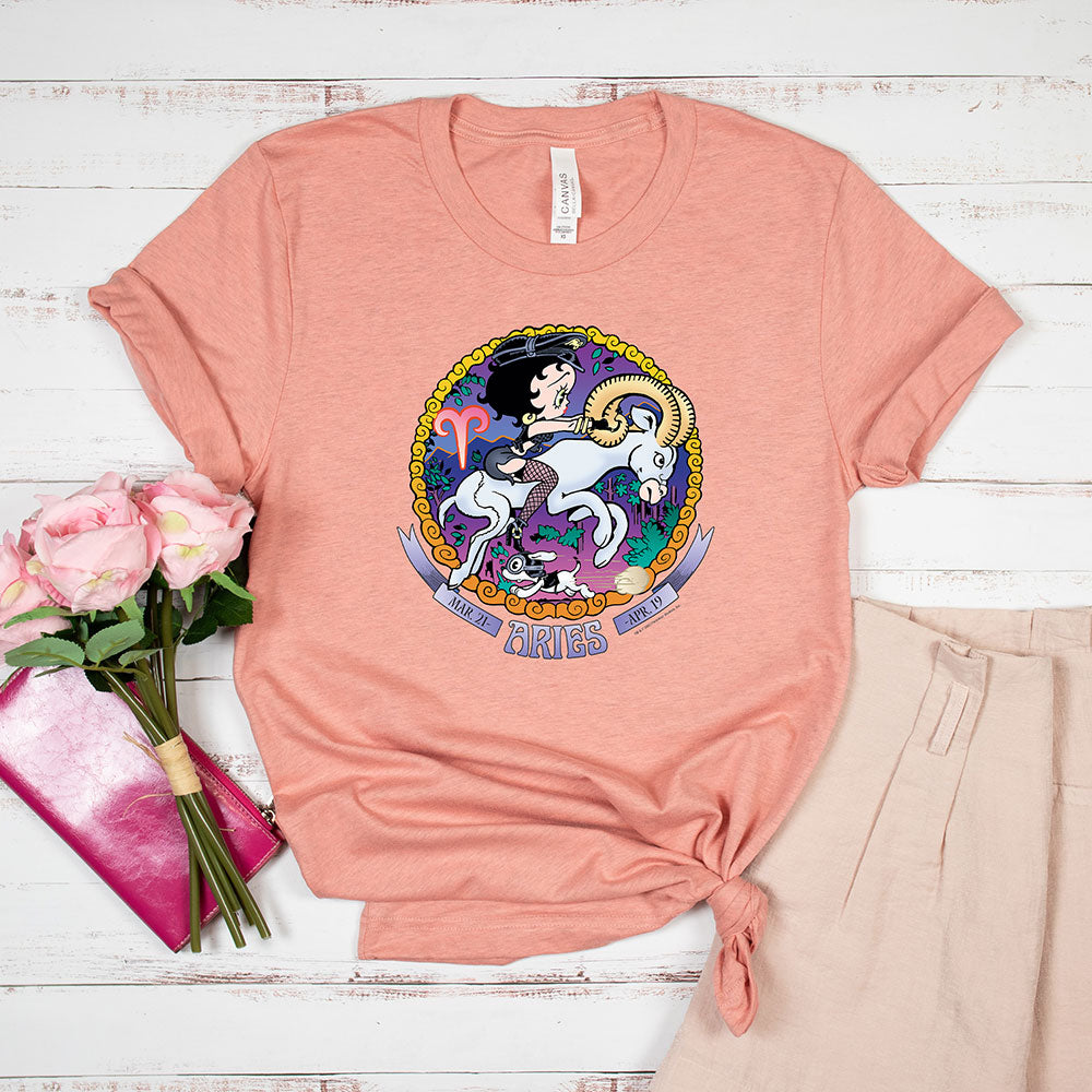 Aries - Betty Boop Zodiac Tee