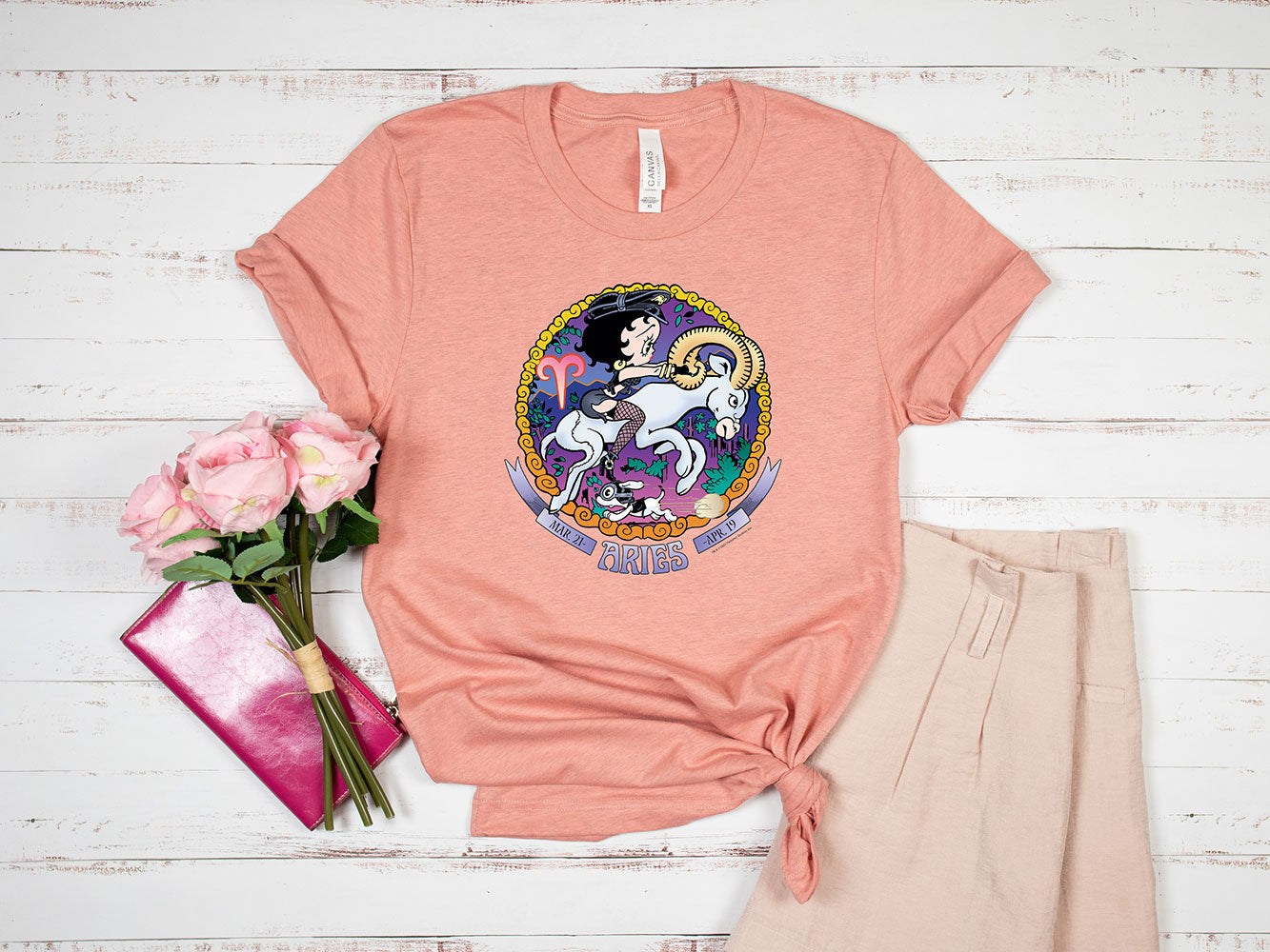 Aries - Betty Boop Zodiac Tee