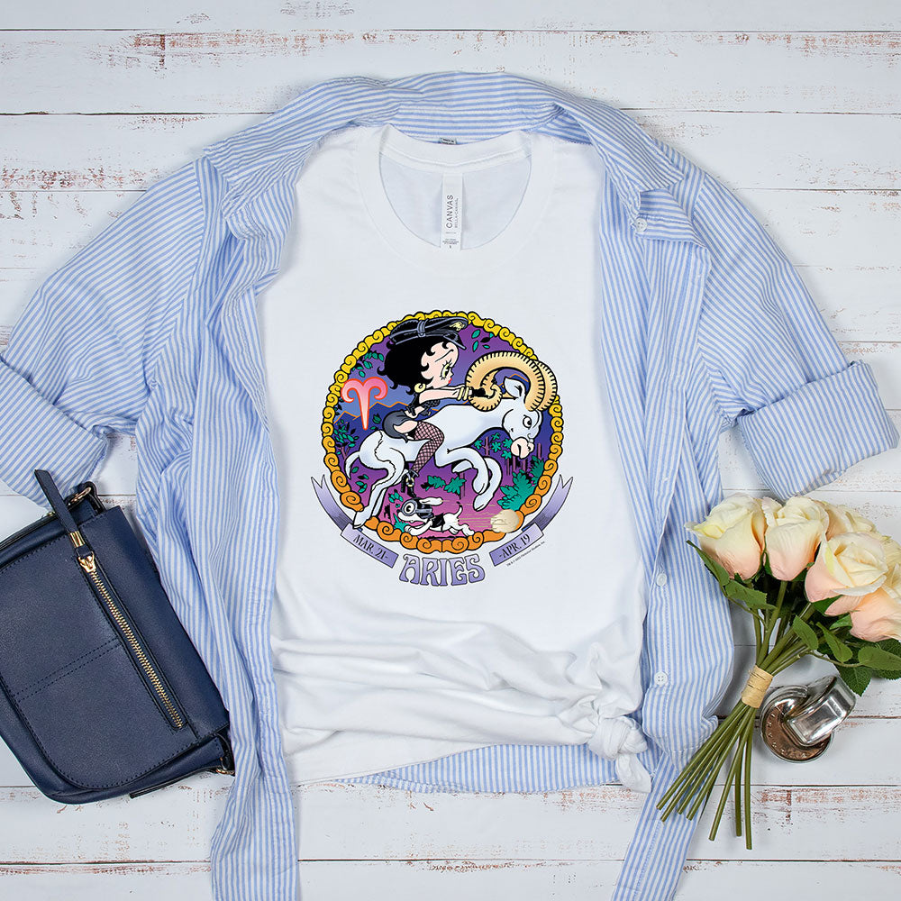 Aries - Betty Boop Zodiac Tee