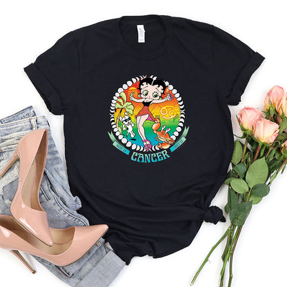 Cancer - Betty Boop Zodiac Tee