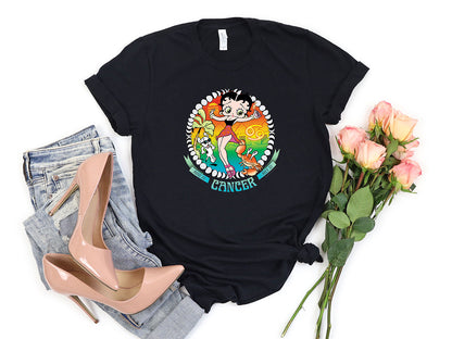 Cancer - Betty Boop Zodiac Tee