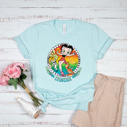 Cancer - Betty Boop Zodiac Tee