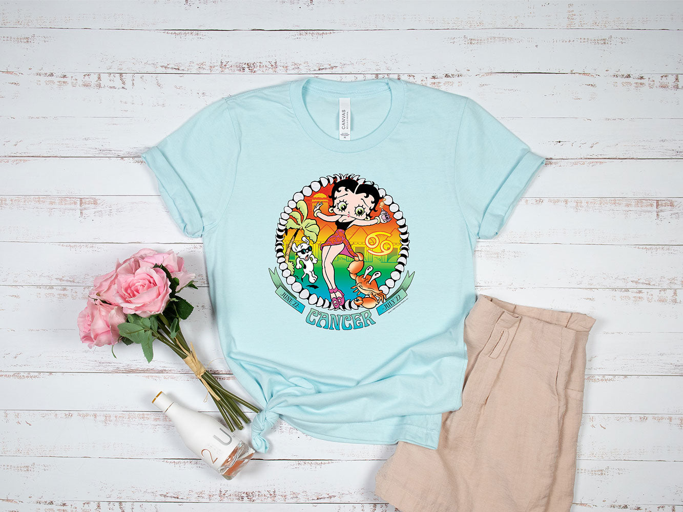 Cancer - Betty Boop Zodiac Tee