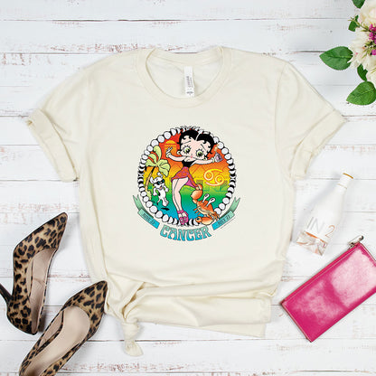 Cancer - Betty Boop Zodiac Tee