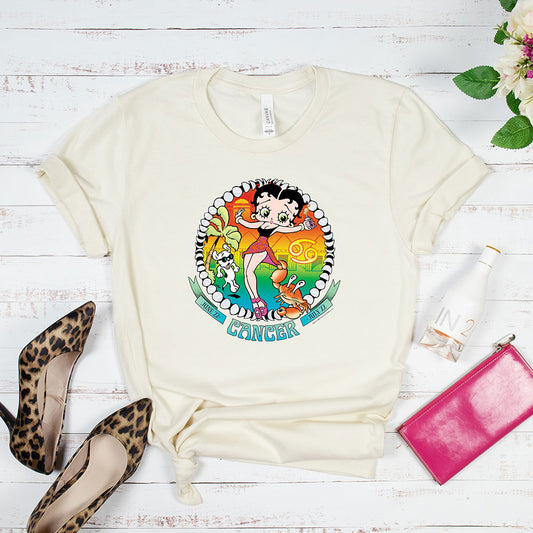 Cancer - Betty Boop Zodiac Tee