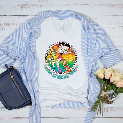 Cancer - Betty Boop Zodiac Tee