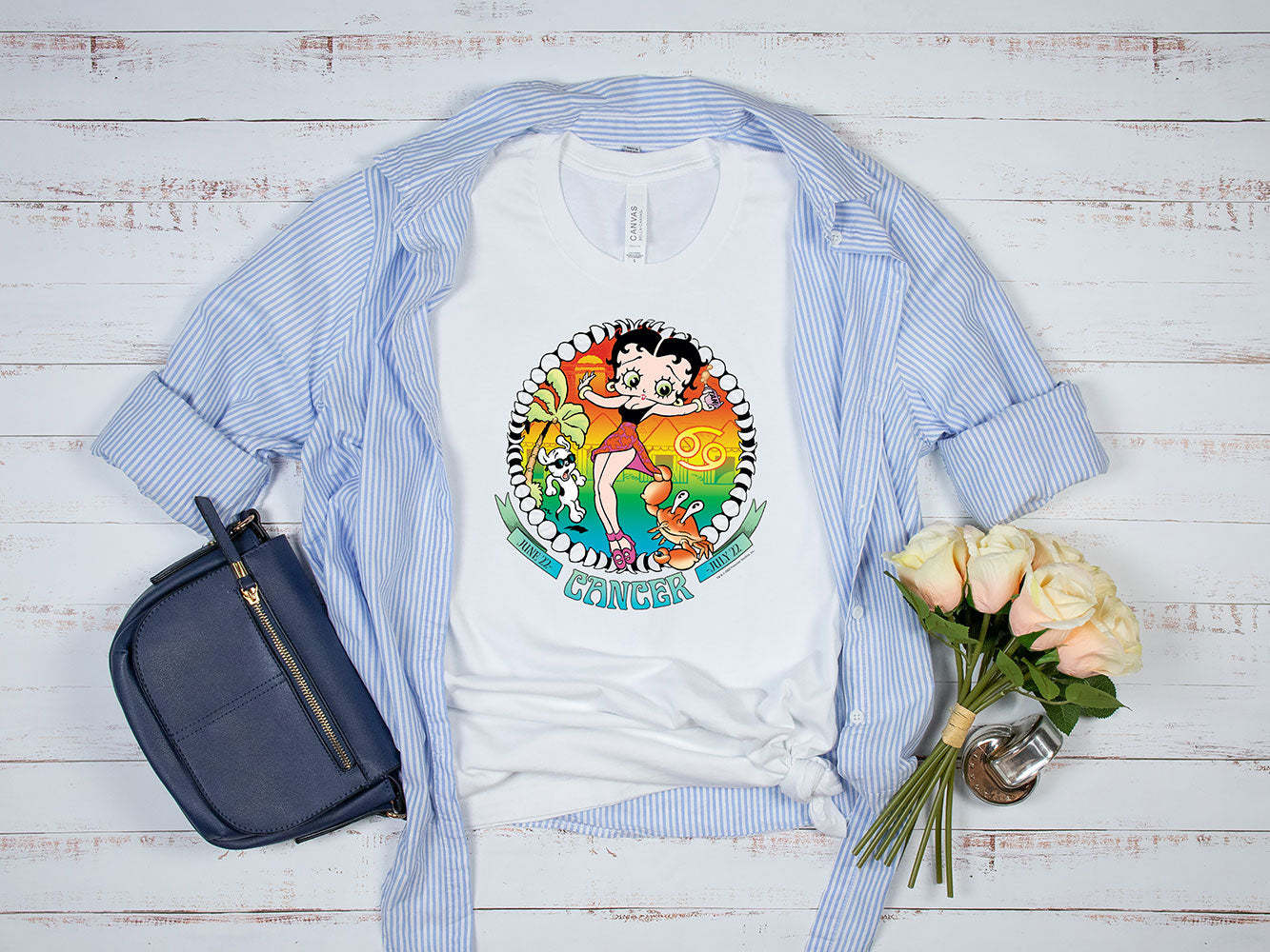 Cancer - Betty Boop Zodiac Tee