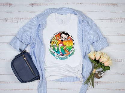 Cancer - Betty Boop Zodiac Tee