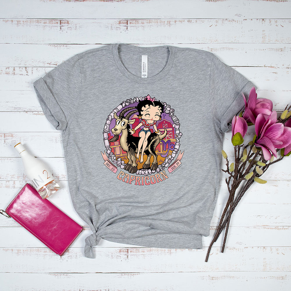 Capricorn - Betty Boop Zodiac Tee