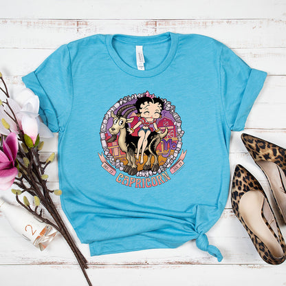 Capricorn - Betty Boop Zodiac Tee