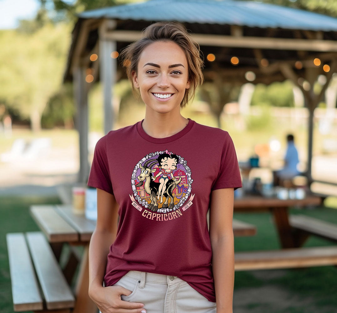 Capricorn - Betty Boop Zodiac Tee