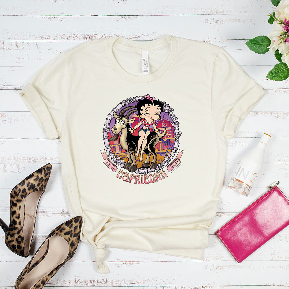 Capricorn - Betty Boop Zodiac Tee