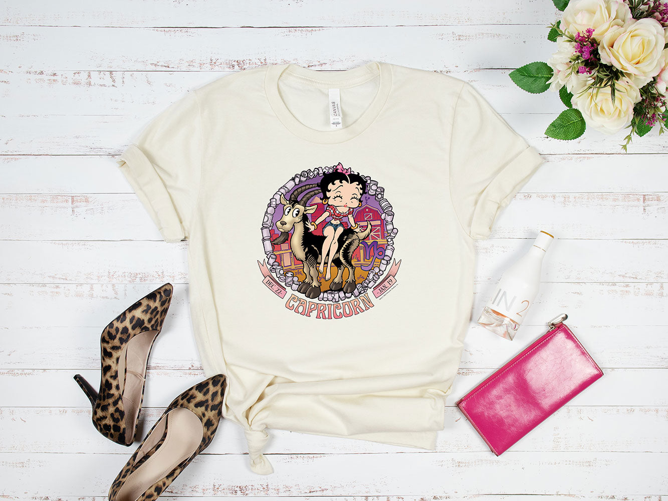 Capricorn - Betty Boop Zodiac Tee