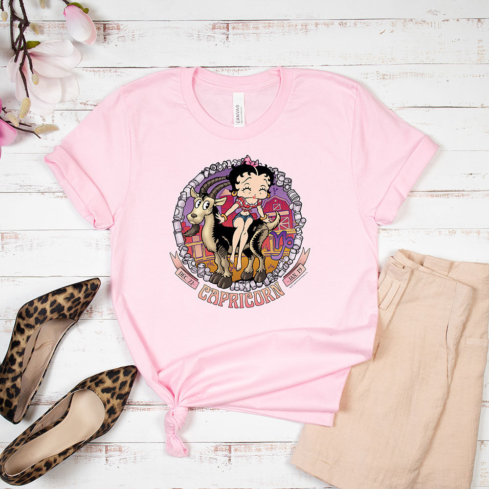 Capricorn - Betty Boop Zodiac Tee